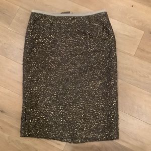 Pink Martini Skirt with subtle sequins - L